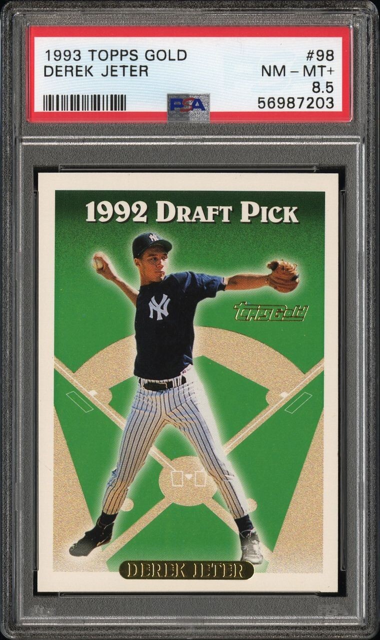 DEREK JETER 1993 TOPPS GOLD 98 PSA 8.5