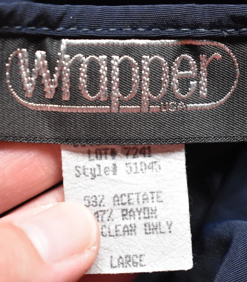 Camiseta sin mangas envolvente años 90 camisola para mujer azul marino talla grande de colección Foto 4 de 4