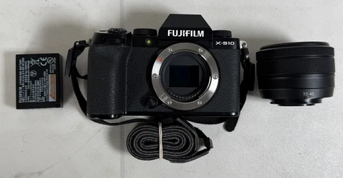 Fujifilm X-S10 Mirrorless Camera w/ 15-45mm Lens & Battery – 4K Vide (A1G007112)