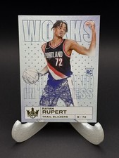 Rayan Rupert 2023-24 Panini Court Kings Works in Progress Insert Rookie RC #13