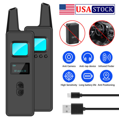 Anti-Spy Hidden Camera Detector Bug Finder Anti GPS Tracking Scanner Device US