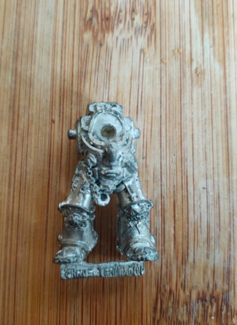 Warhammer 40k Bit - Ascia A Catena Incisa Con Braccio E Teschio Per Chaos Space Marines - Black Legion