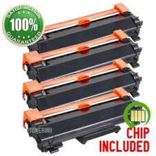 4pk for Brother TN760 TN730 Toner Cartridge HL-L2350dw L2370dw MFC L2710dw L2750