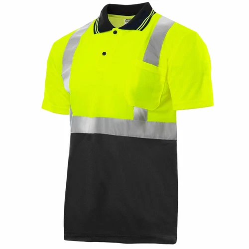 Printed NEW JORESTECH ANSI/ISEA Class 2 Safety Reflective Quick-Dry Polo Shirts image 6