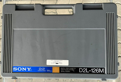 VPS ''Red Line'' Sony Digital D2L 126M Cassette 3/4 Zoll D2 MAZ Tape 37x21cm