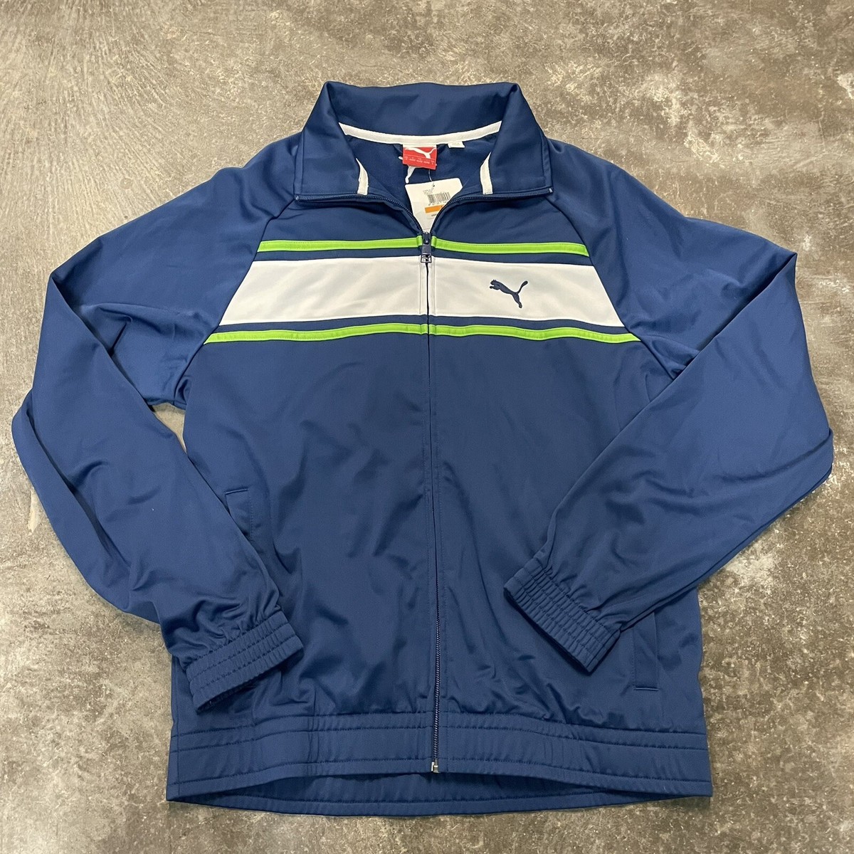 Puma Men's Agile Full Zip Track Athletic Golf Jacket Size Small