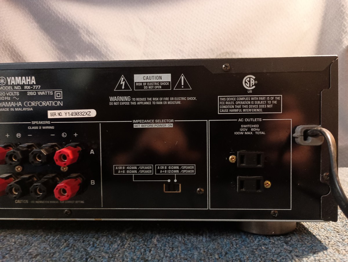 Yamaha RX 777 2 Channel 200 Watt Receiver for sale online | eBay