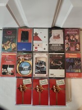 Christmas Music Cassette Tapes Lot of 13 Country, Instrumental, Traditional