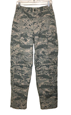 Air Force Camo Utility Cargo Pants Digital Tiger Green Button Fly