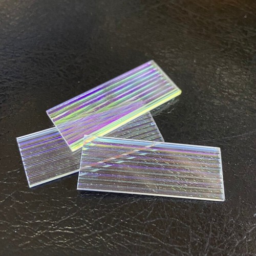 10PCS Prisme en Verre Optique Défectueux Science Recherche Prismes pour Bricolage Décoration - Photo 3/12