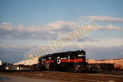 Vtg 1998 Duplicate Train Slide 372 Maine Central Engine Waterville ME X8L060