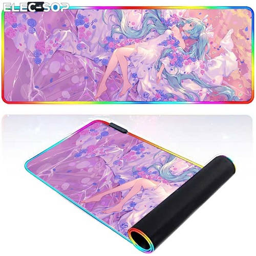 Hatsune Miku Large Gaming Mouse Pad Desk Mat Keyboard mousemat Anime Waifu Gamer - Picture 14 of 28