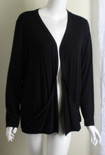 NWT Bobeau Sz XL USA-Made Yummy Comfy Jersey Knit Side Pockets Jacket