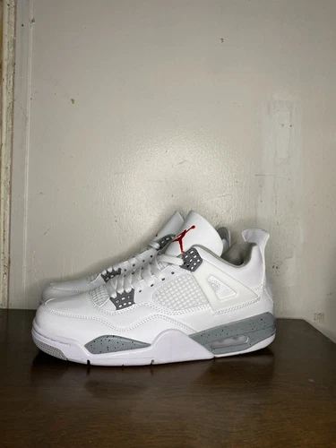 Nike Air Jordan 4 "White Oreo" Mid Top Men's Retro Basketball Shoes