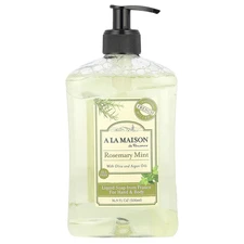 Liquid Soap For Hand & Body, Rosemary Mint, 16.9 fl oz (500 ml)