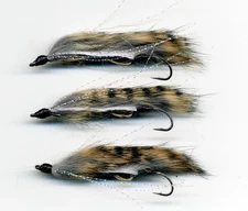 Trout Flies: MINI Snake Flies: Little Tan Devils x 3 size 8 UK Tied (code 749)