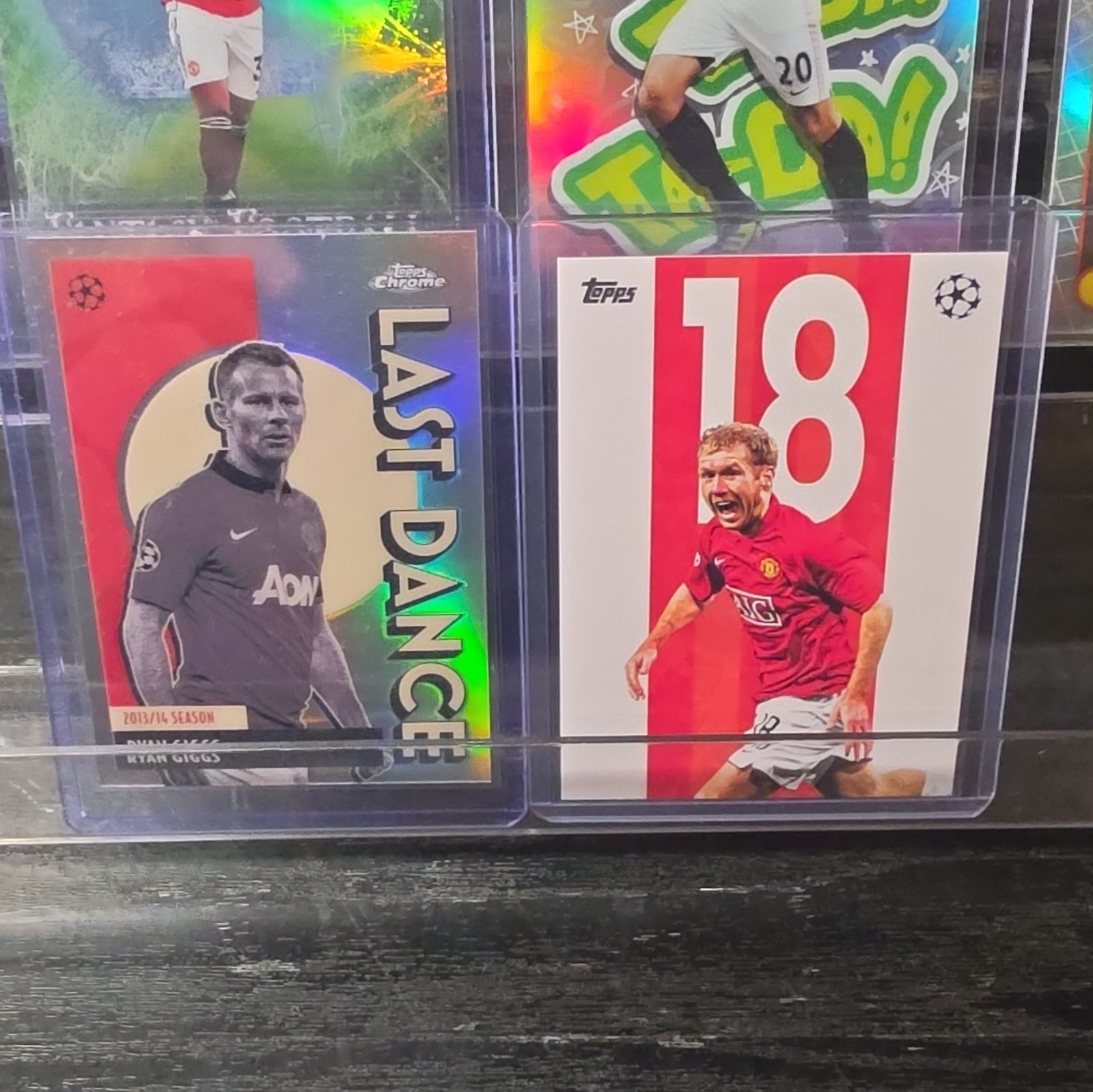 Topps Manchester United 11 Card Lot Merlin/Prizm/Select/Chrome view 2