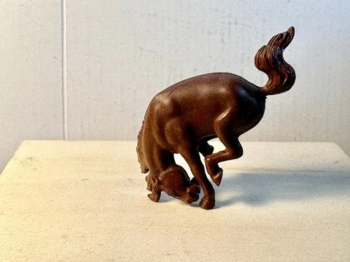 Marx 1950 VTG 60mm ORIGINAL brown bucking horse in great shape.