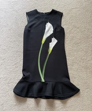 Victoria Beckham For Target Lily Print Black Minidress Size XS