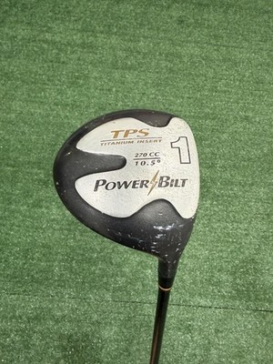PowerBilt TPS Driver 1-Wood 10.5° Titanium/Graphite M Flex RH 270cc Blk/Sil