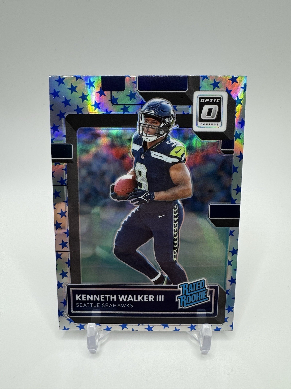 2022 Panini Donruss Optic Rated Rookie Kenneth Walker III #218 Stars Prizm (RC)