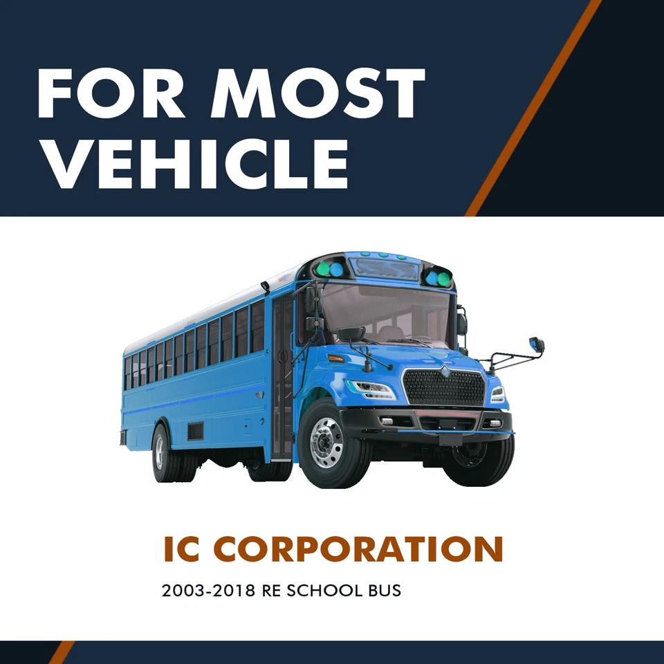 Par de 2 amortiguadores delanteros para autobús escolar Ic Corporation Re 2003-2018 Foto 2 de 3