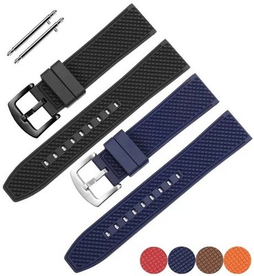 Fluorkautschuk Armband FKM Uhrarmband Quick Release 18/19/20/21/22/24mm
