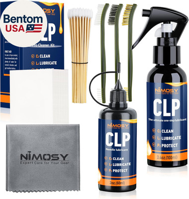 CLP Gun Cleaning Oil Kit-Includes 3.4Oz Gun Oil 2Oz Needle Lubricant, Gun Brushe