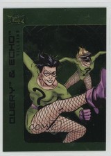 2025 Skybox Metal Universe Batman High Series Lime Green FX Query & Echo 02aj