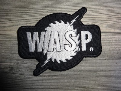 WASP W.A.S.P  Shape Patch Gestickt Embroidered Heavy Metal Poison