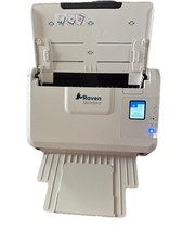 Raven Select Standard WIFI II 2 Document Scanner White w/ Power Supply Tested