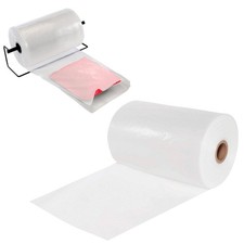 Clear Poly Tubing Roll 2 Mil Polyethylene Bag Tubing 16 in x 1475 ft