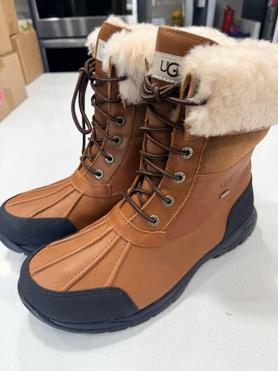 UGG Men\'s Boots Size 9.5 UGG MENS CLASSIC MINI MOD BOOT SIZE US 9 BLACK REMOVABLE  main image 4