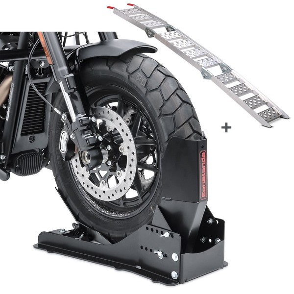Set Motorradwippe + Auffahrrampe FüR Triumph Speed Triple / R / RS / S SW12-image