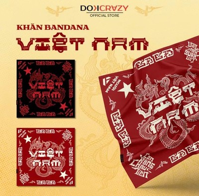 Vietnam Souvenir] DOKCRAZY Bandana – Vietnamese-Inspired Scarf