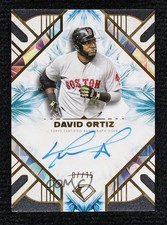 2025 Topps Diamond Icons Auto Blue 7/15 David Ortiz #AC-DO Auto HOF tw0