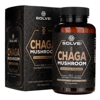 Solve Labs Subkortikaler Chaga-Pilz, 60 Kapseln