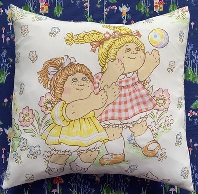 Cabbage Patch Kinder Vintage Stoff Kissen Alien Couture