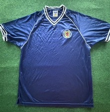 Score Draw Scotland Home Retro Football Shirt Size XL jersey