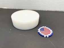 Acetal (Delrin) Round Disc 3.50" dia x 1.00" White