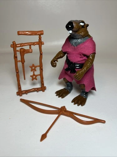Vintage Teenage Mutant Ninja Turtles NM Splinter Complete 1988 Playmates