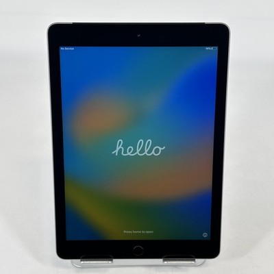 Apple iPad 6 Space Gray 32GB Unlocked -  Backlight Bleed/Home Button Sunken
