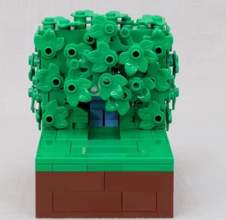 Homer Simpson Disappearing into Bush Meme Building Blocks Set Toy (Not Lego) New - Image 3 of 4