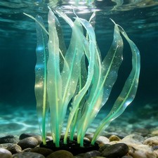 3Pcs 7"/10"/17" Aquarium Decoration Plastic Fish Tank Plants Green