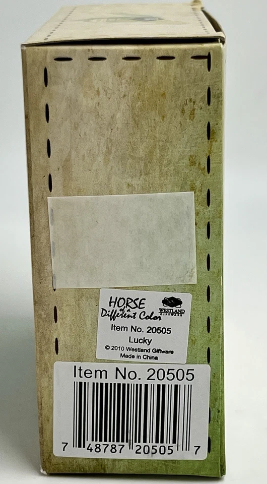 Horse of a Different Color LUCKY Ornament 20505 Westland Giftware Nuevo en caja Foto 3 de 4