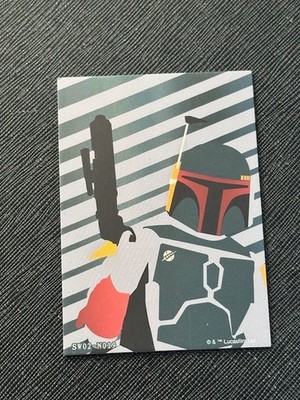 2025 China Card Fun Star Wars Global Art Boba Fett Color Block Card