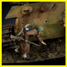 1/35 Scale Resin Figure Model Kits WW2 US Army Infantry Single Figure Hobby M...