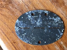Erkennungsmarke ORG. TODT EKM Zink Bodenfund
