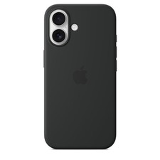 Genuine / Official Apple iPhone 16 Silicone Case / Cover - Black - New