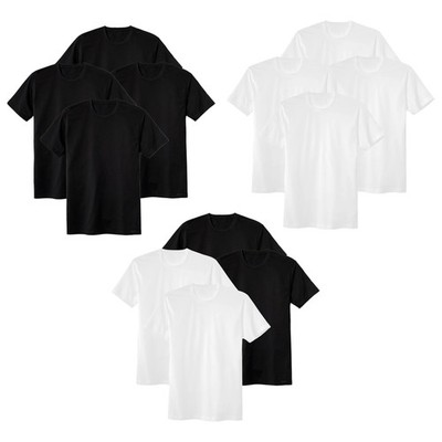 CALIDA Men's T-Shirt, 4 Pack - Natural Benefit, Crew Neck, 100%...